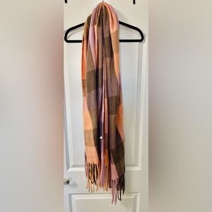 A New Day |  Purple, Peach, Gray Scarf